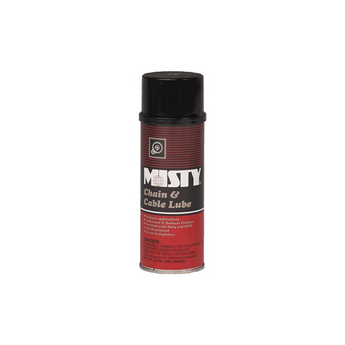 Misty Chain Cable Spray Lube, Aerosol Can, 12oz AMRA35216