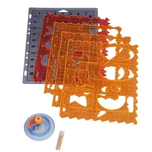 Fiskars Shapecutter Starter Kit, Cutter, Blades, Mat, Templates