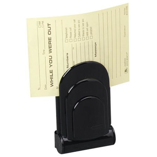 Rubbermaid Image Message Holder, 23/4"x11/8"x6", Black RUB15301