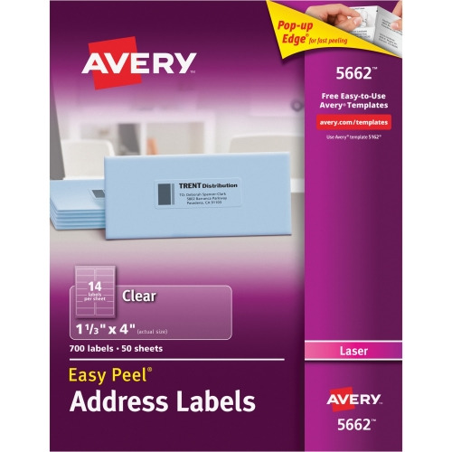 Avery Easy Peel Address Label AVE5662 Shoplet