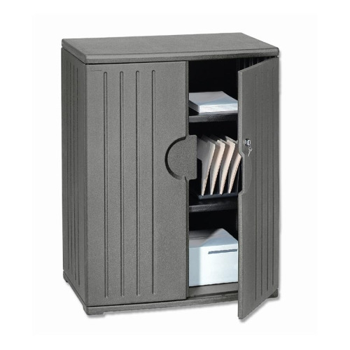 Iceberg Officeworks 2-Shelf Storage Cabinet - ICE92562 - Shoplet.com
