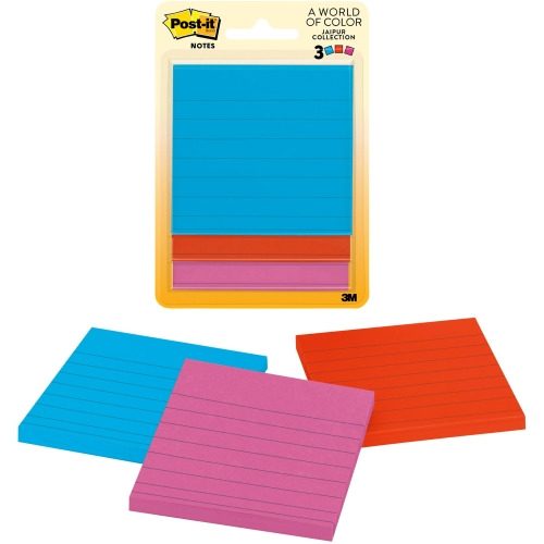 Postit Lined Notes in Ultra Colors MMM6301