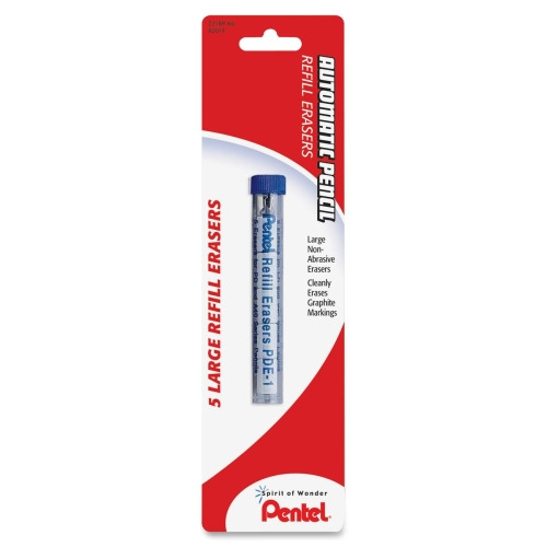 Pentel Mechanical Pencil Eraser Refill PENPDE1BPK6