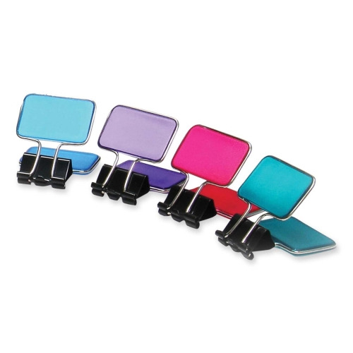 Baumgartens Rectangle Shaped Color Tab Binder Clip BAU29340