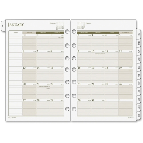 DAY RUNNER INC Day Runner PRO Business Calendar Refill DRN481685Y 