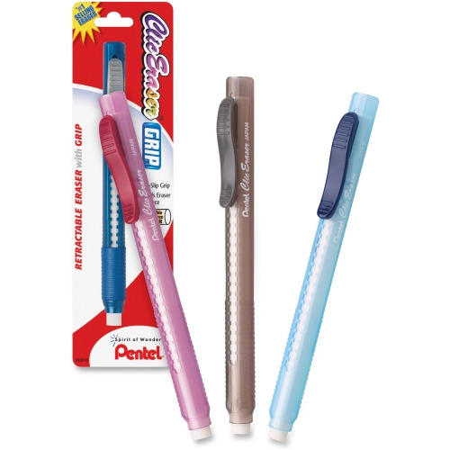 Pentel Clic Eraser Retractable PenShaped Eraser PENZE21BPK6